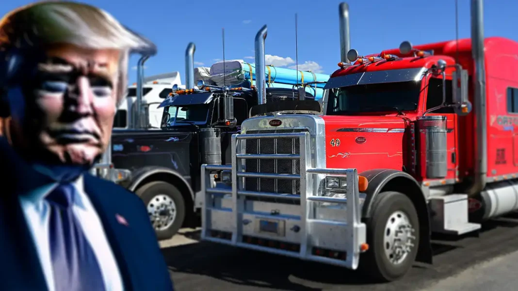 Pro-Trump-Trucker boykottieren New York City